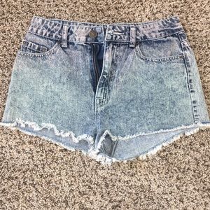 UO high rise shorts